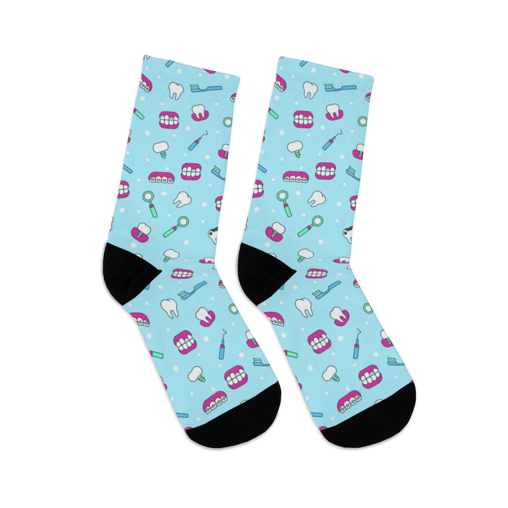 Tooth Socks — full pair, unworn