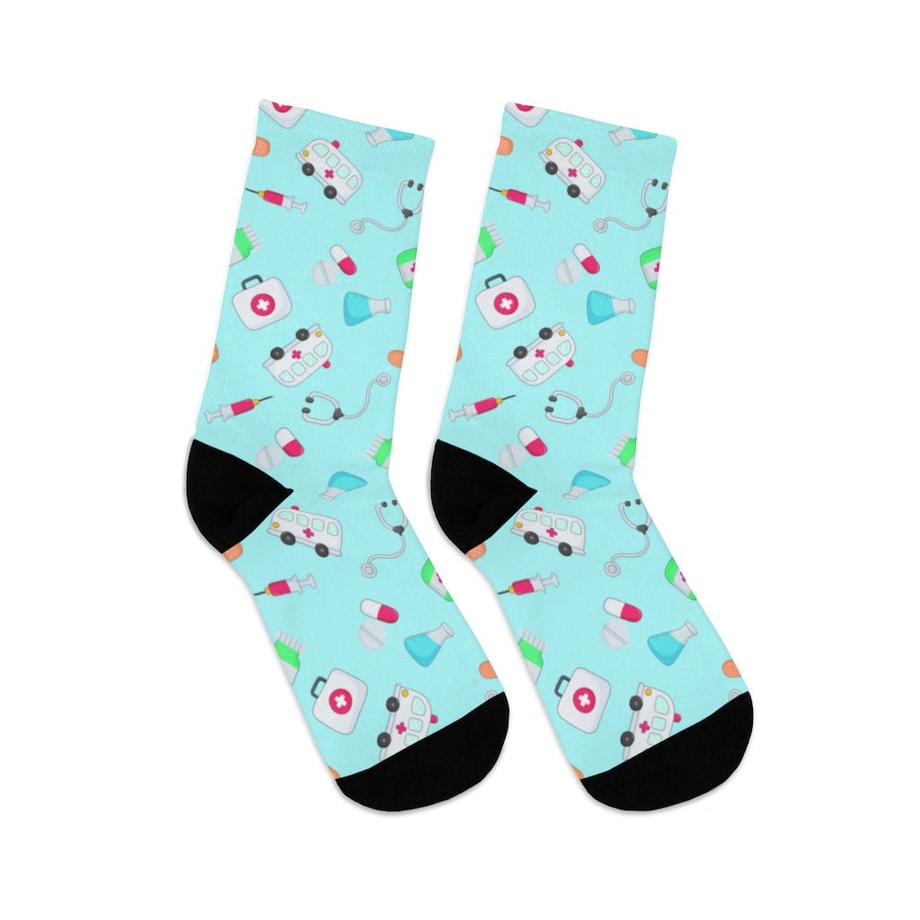 All Medicine Socks — full pair, unworn