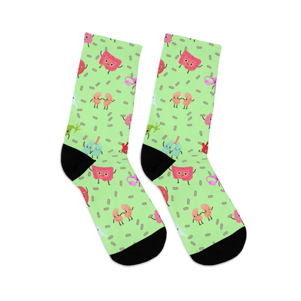 All Organs Socks — full pair, unworn