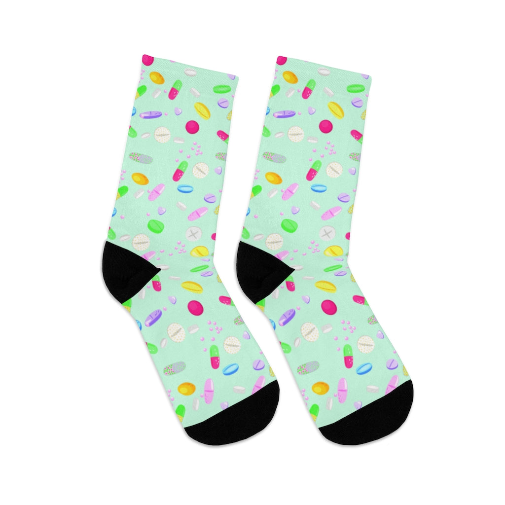 Pill Socks — full pair, unworn