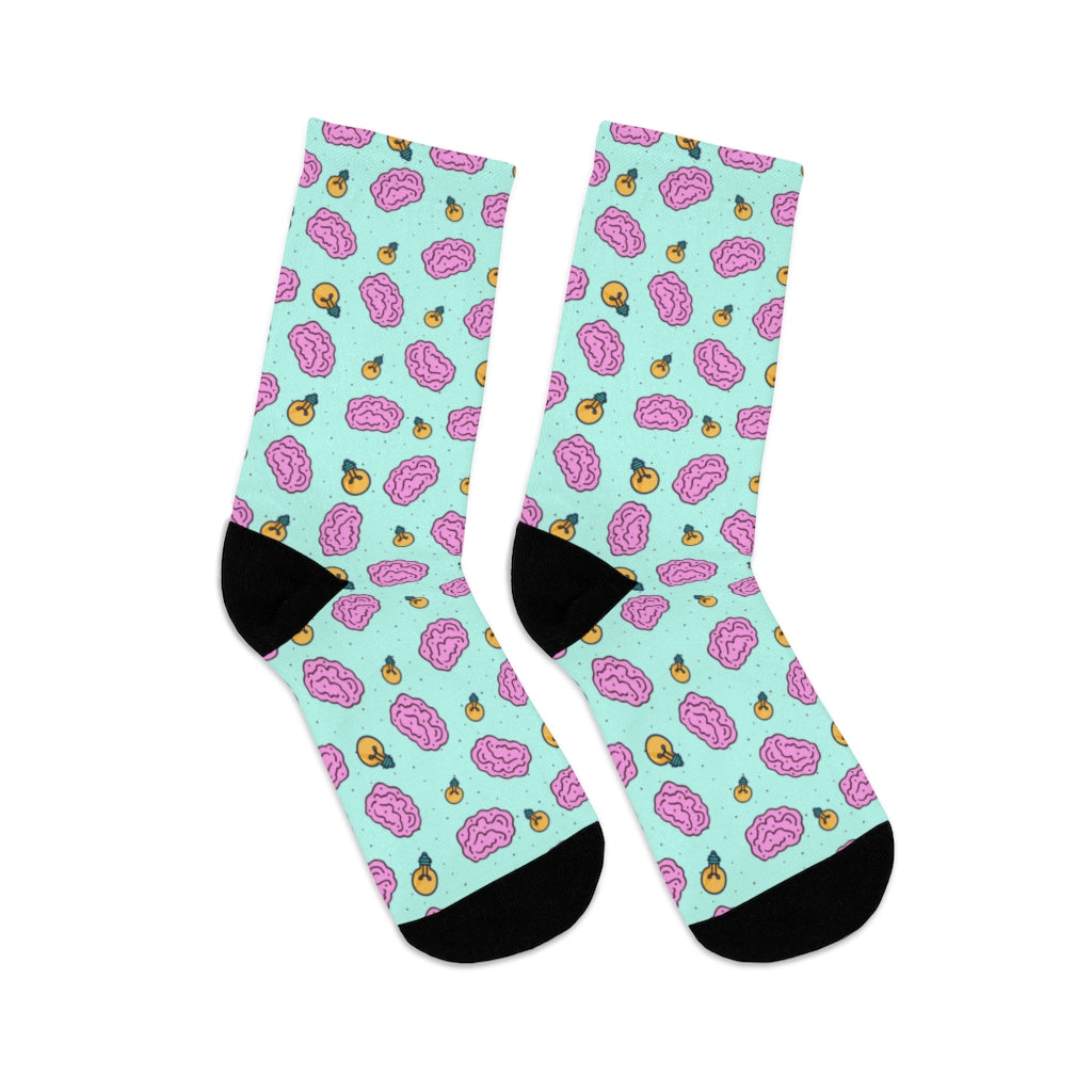 Brain Socks — full pair, unworn