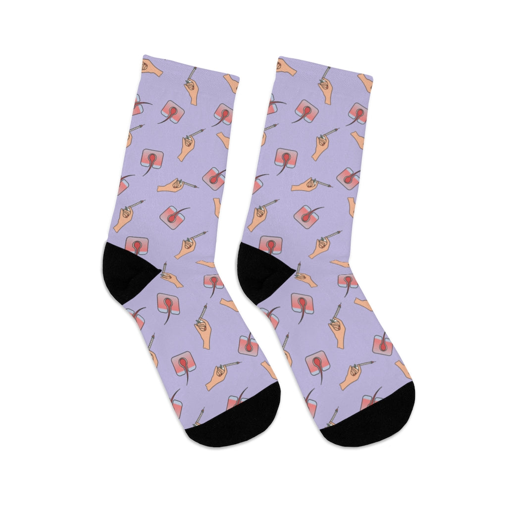 Derm Socks — full pair, unworn
