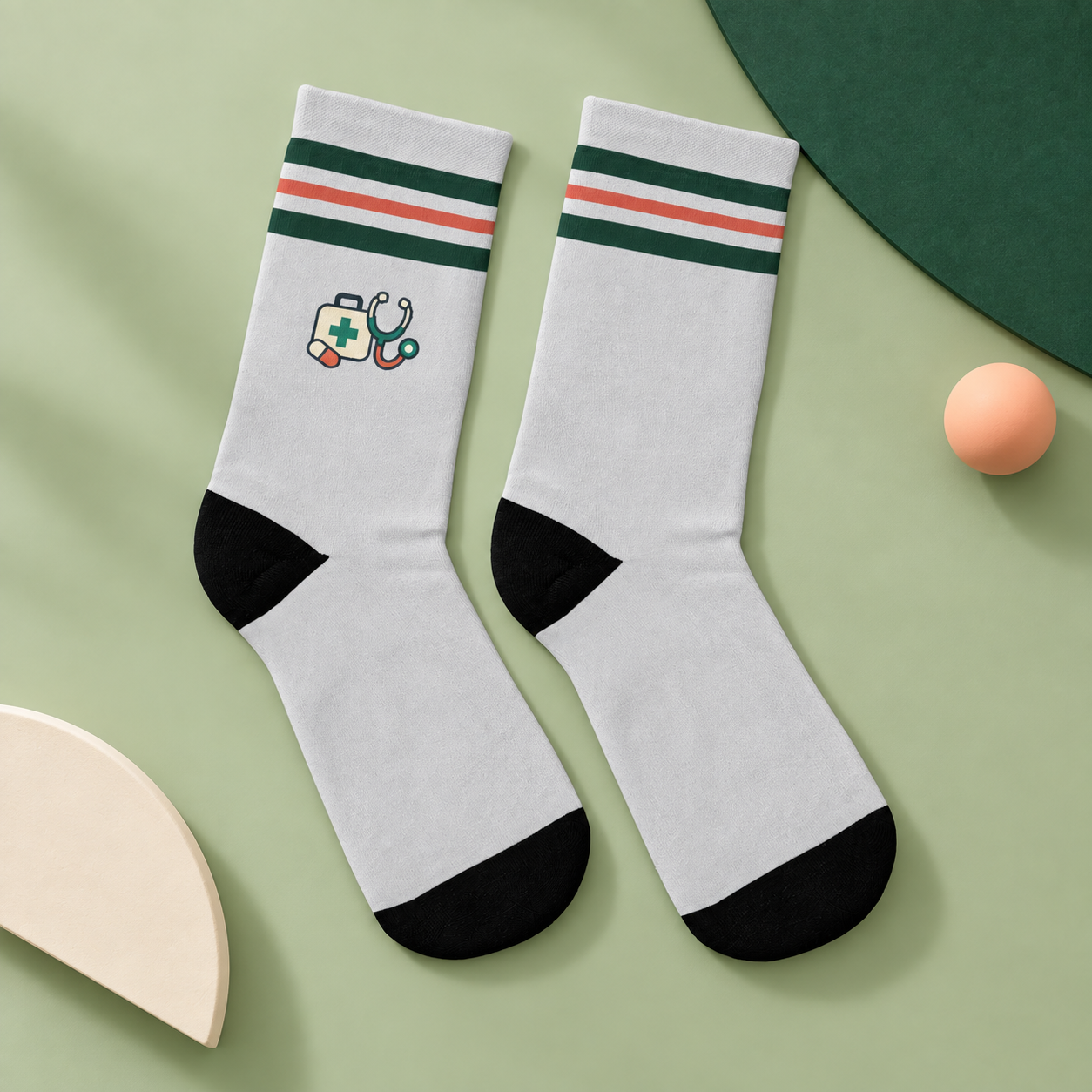 All Medicine Socks - Club Edition — studio view