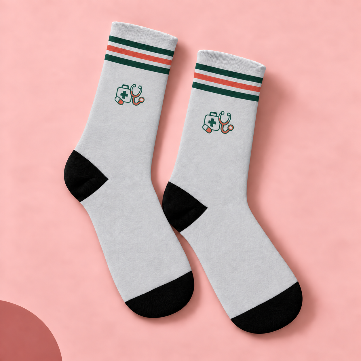 All Medicine Socks - Club Edition — studio view