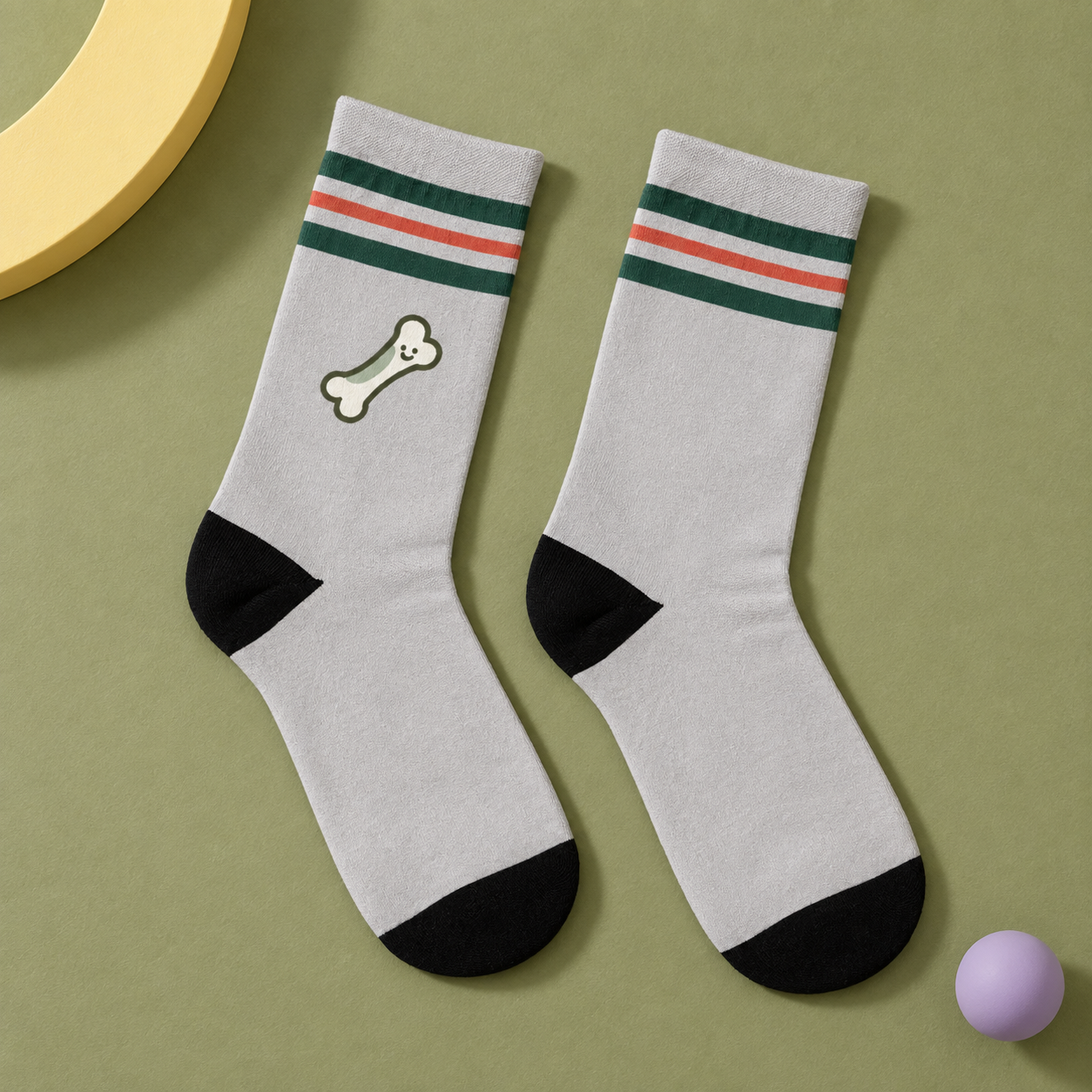 Bone Socks - Club Edition — studio view