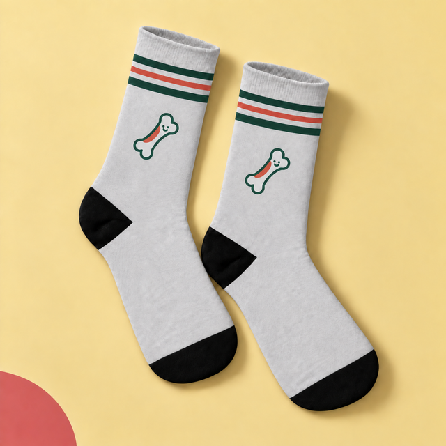 Bone Socks - Club Edition — studio view