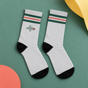 ECG Socks - Club Edition — studio view