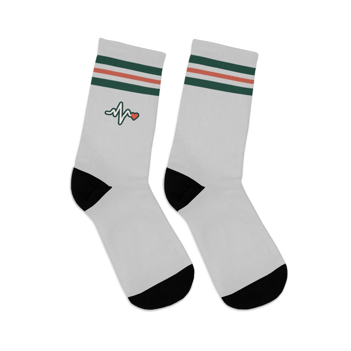 ECG Socks - Club Edition — side detail
