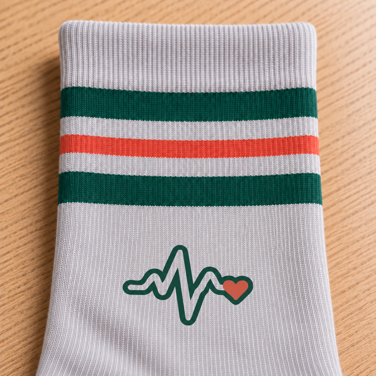 ECG Socks - Club Edition — close-up