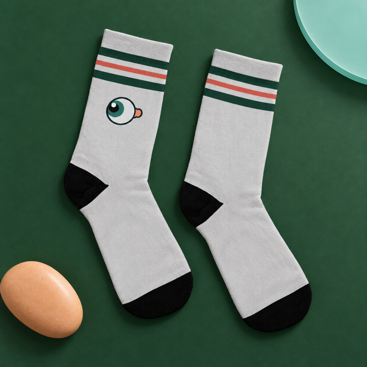 Eye Socks - Club Edition — studio view
