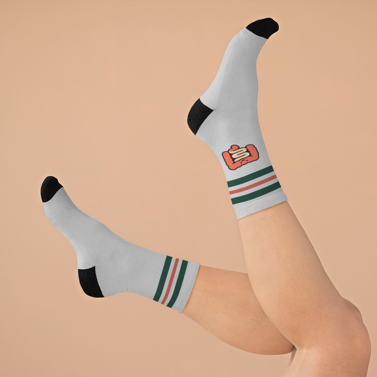 Intestine Socks - Club Edition — on foot