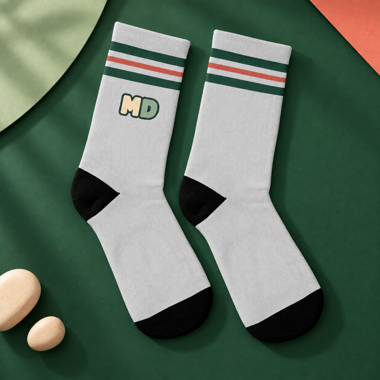 MD Socks - Club Edition — studio view
