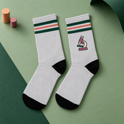 Microscope Socks - Club Edition — studio view