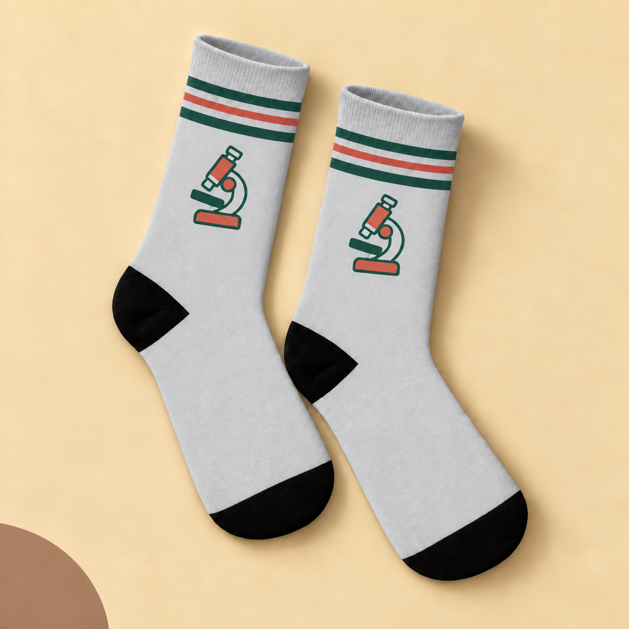 Microscope Socks - Club Edition — studio view
