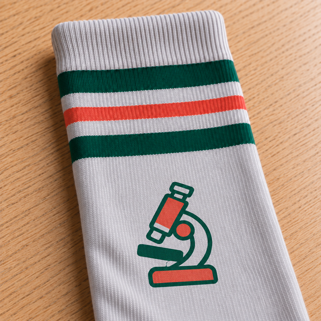 Microscope Socks - Club Edition — close-up
