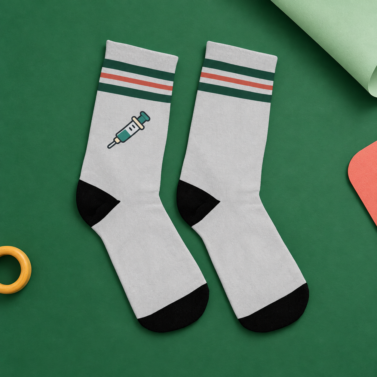 Needle Socks - Club Edition — studio view