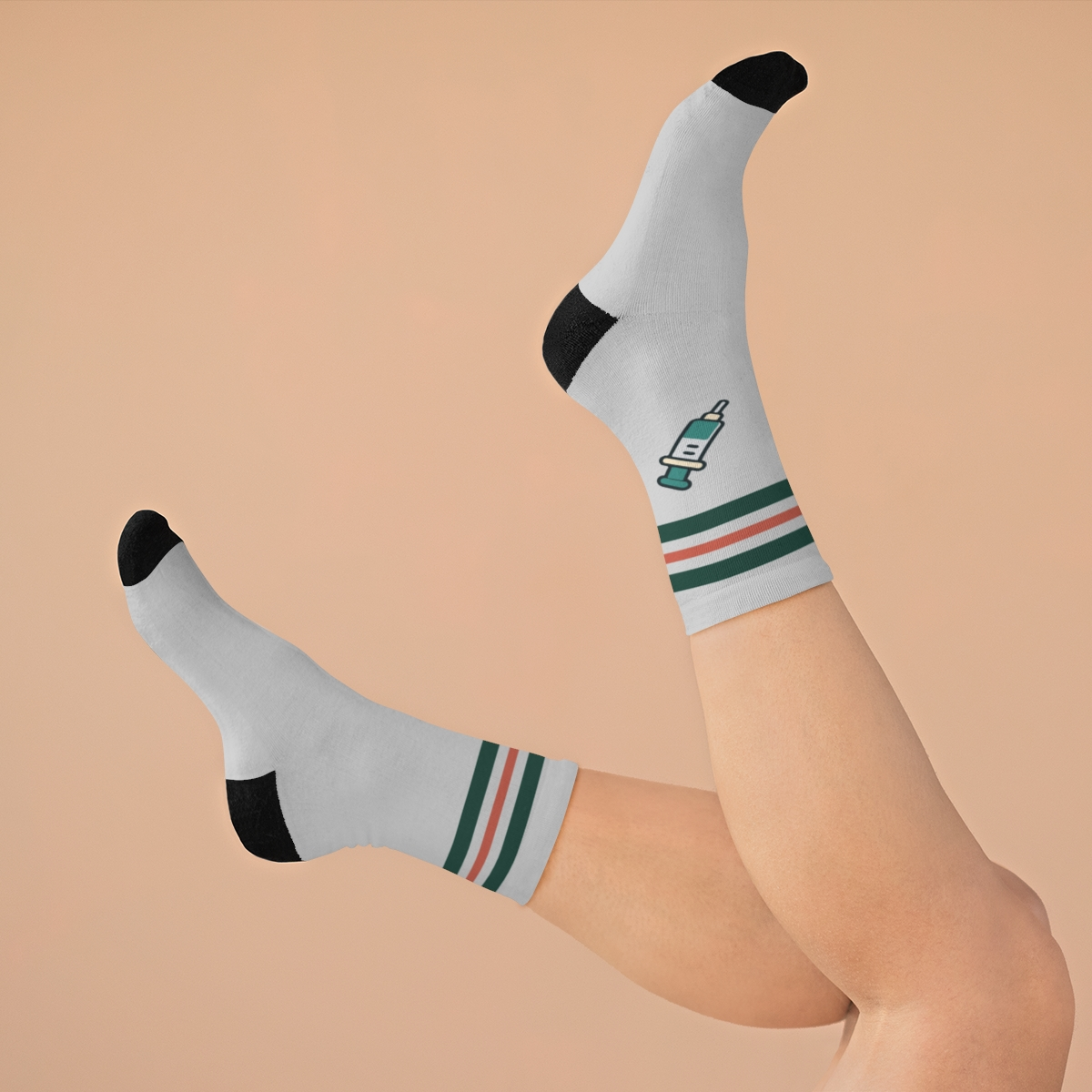 Needle Socks - Club Edition — on foot