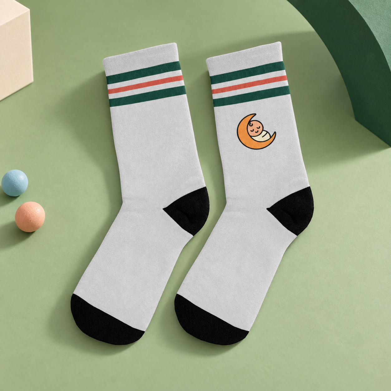 Pediatric Socks - Club Edition — studio view