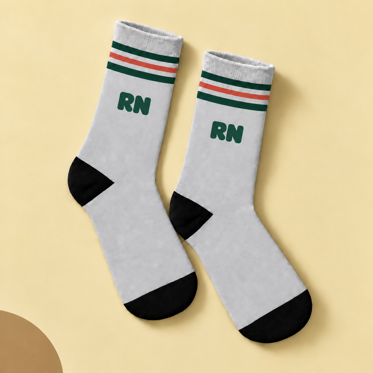 RN Socks - Club Edition — studio view