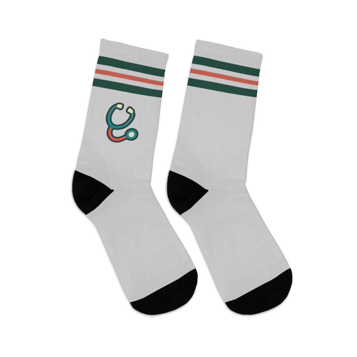 Stethoscope Socks - Club Edition — side detail