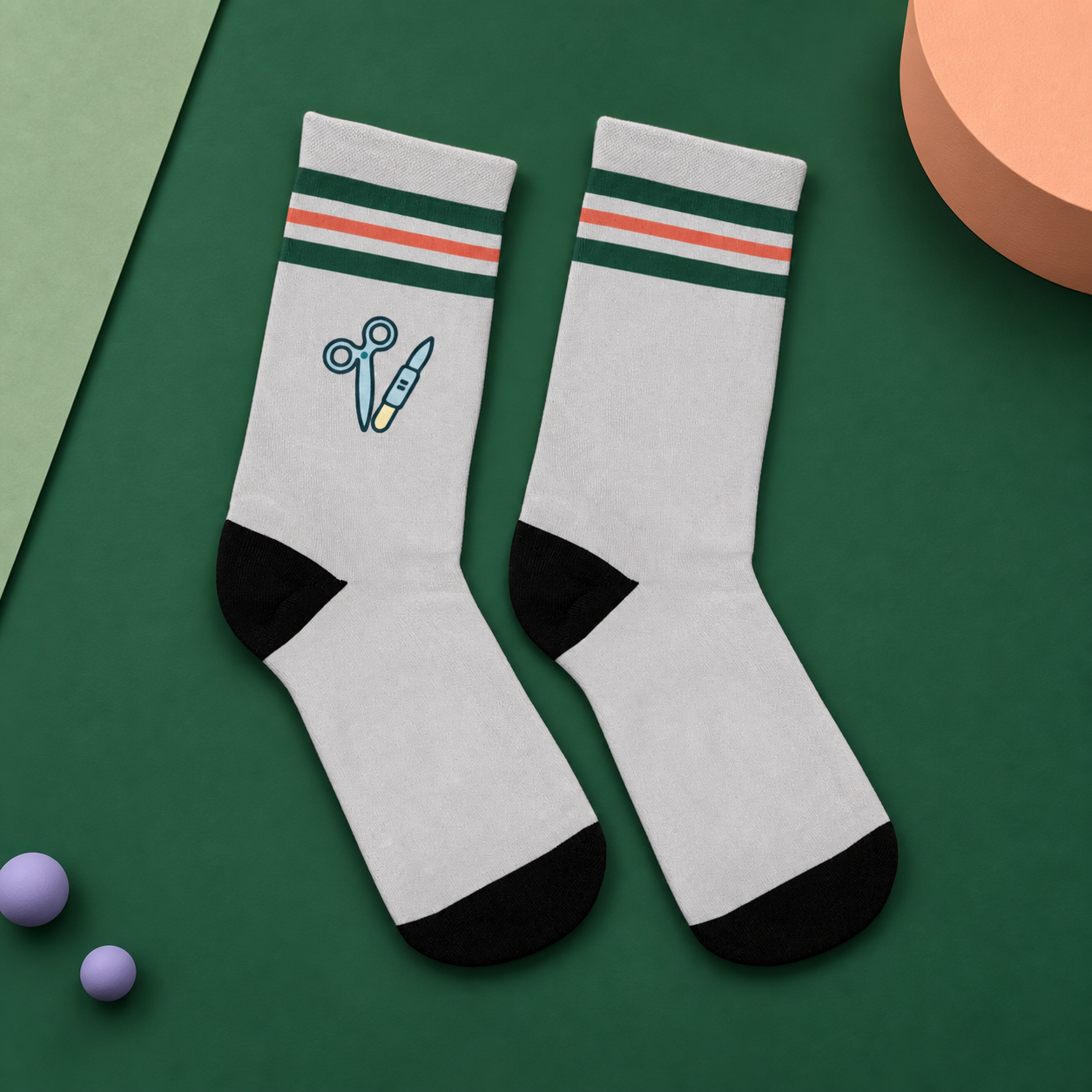 Surgery Socks - Club Edition — studio view