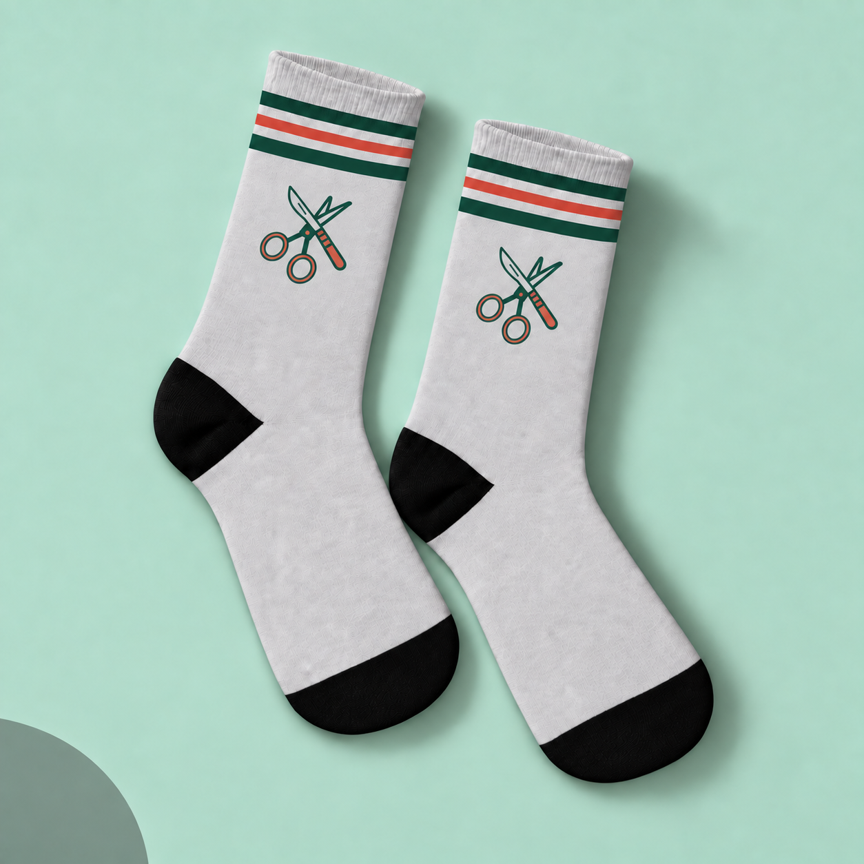 Surgery Socks - Club Edition — studio view