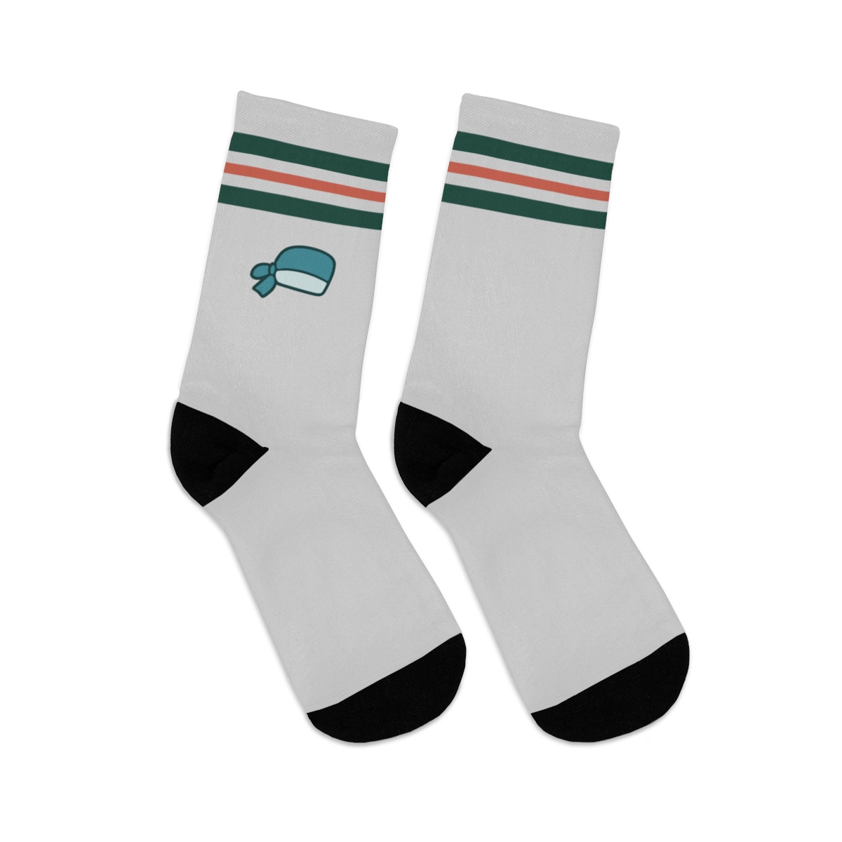 Surgical Cap Socks - Club Edition — side detail