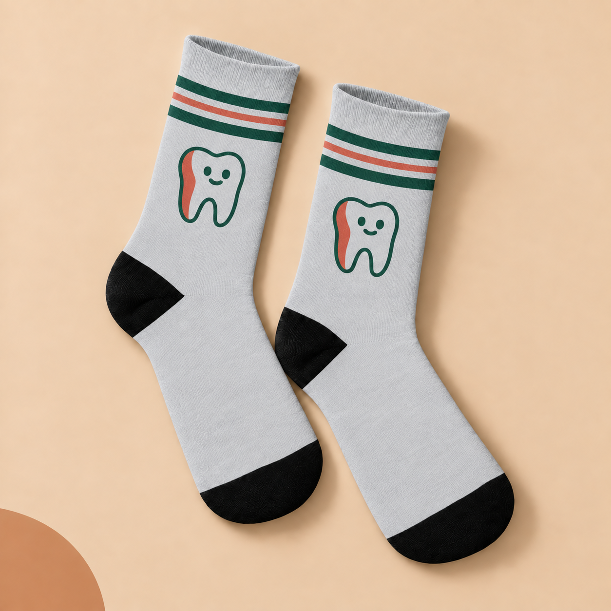 Tooth Socks - Club Edition — studio view