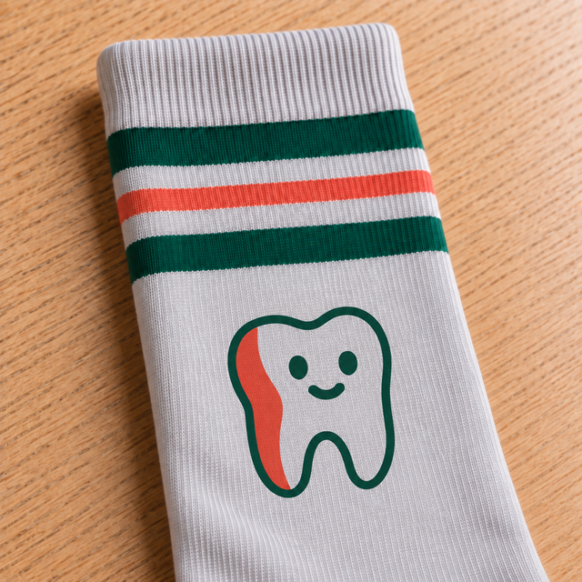 Tooth Socks - Club Edition — close-up