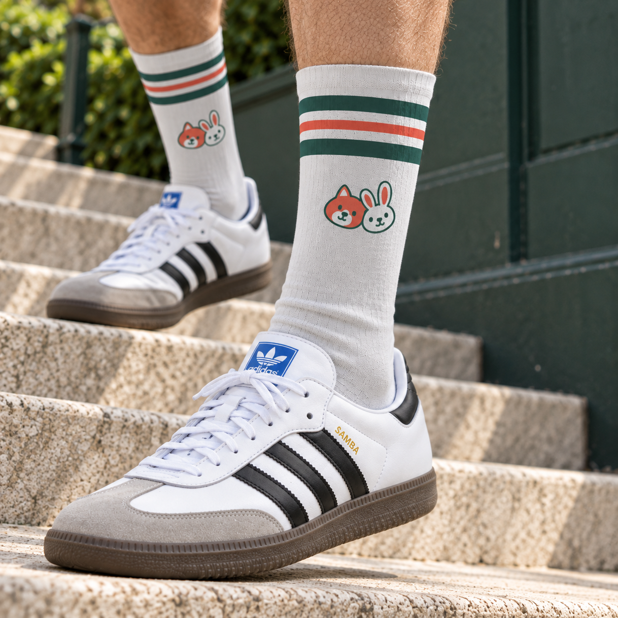 Veterinary Socks - Club Edition — on foot