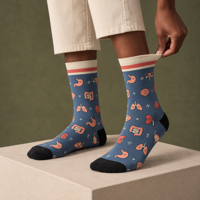 All Organs Socks — on foot