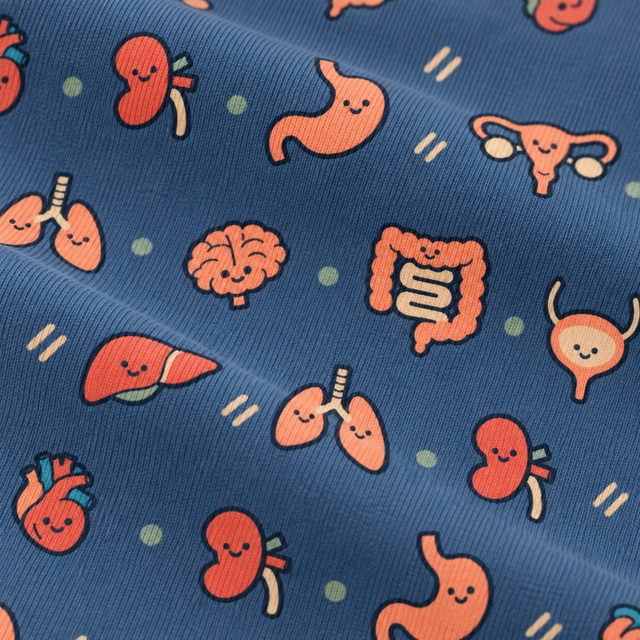 All Organs Socks — close-up