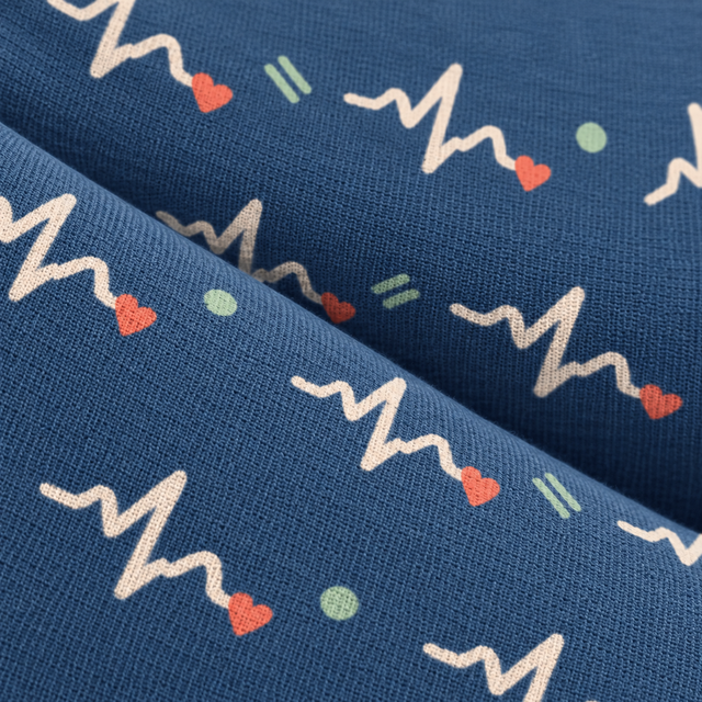 ECG Socks — close-up