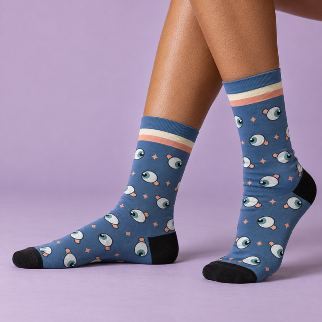 Eye Socks — on foot