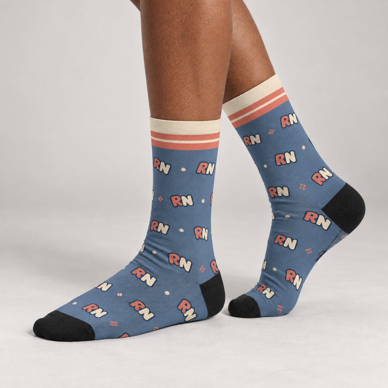RN Socks — on foot