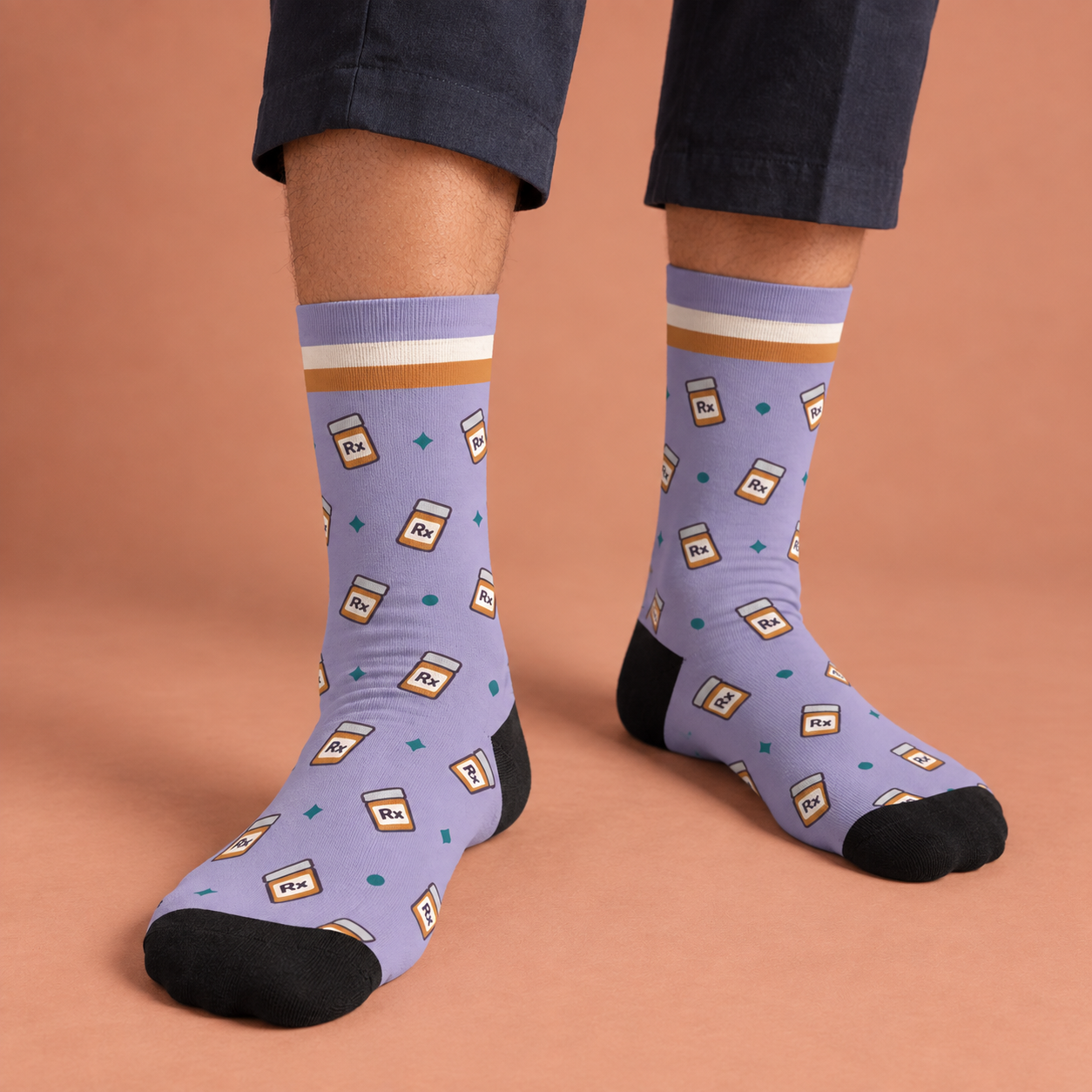 Rx Socks — on foot