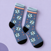 Star Of Life Socks — studio view