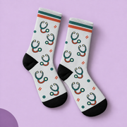 Stethoscope Socks — studio view