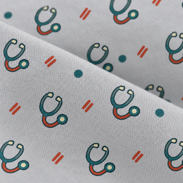 Stethoscope Socks — close-up