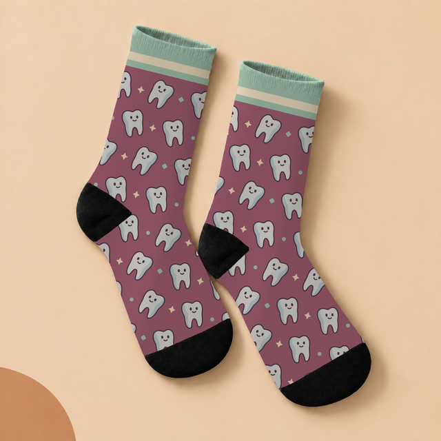 Tooth Socks — studio view