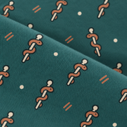 Rod of Asclepius Socks — close-up